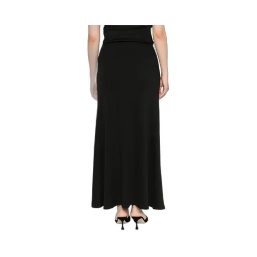 Orbit Cut-Out Flared Maxi Skirt