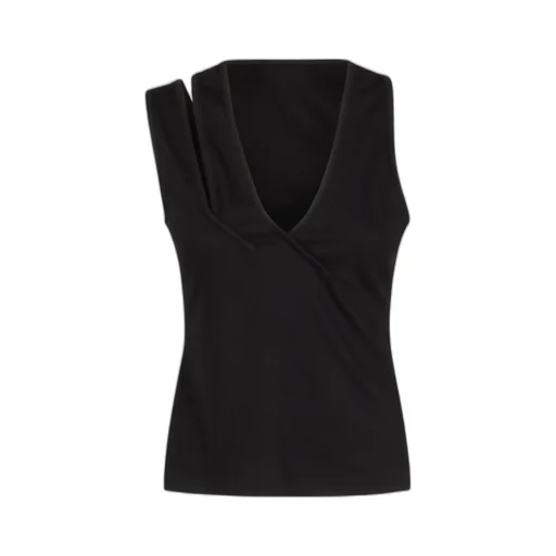 One-Shoulder Ribbed Top
