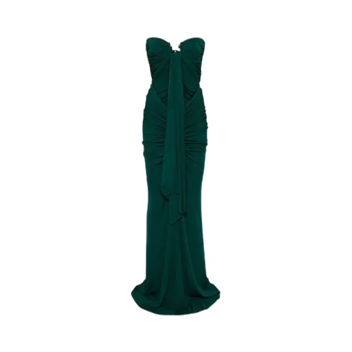 Gemstone-Embellished Maxi Dress