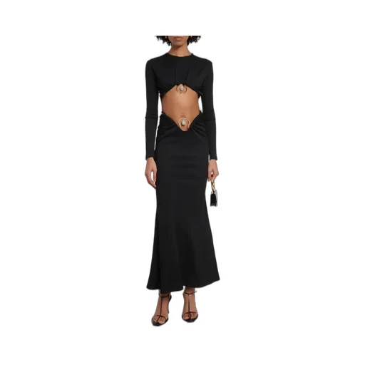 Orbit Ruched Maxi Skirt
