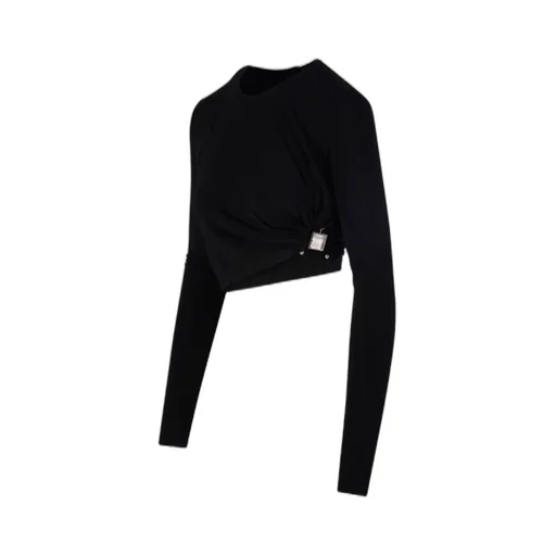Bezel Quartz Long-Sleeve Top