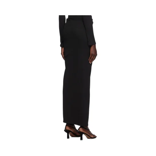 Cut-Out Ribbed Skirt