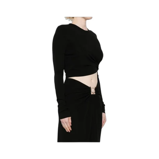 Bezel Quartz Long-Sleeve Top