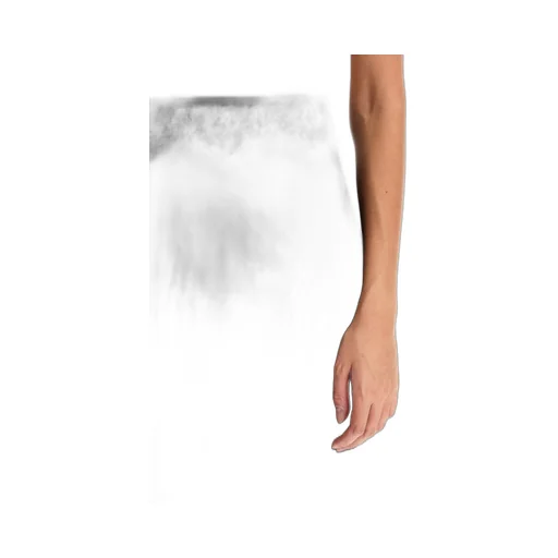 Knitted Skirt With Lace Detail