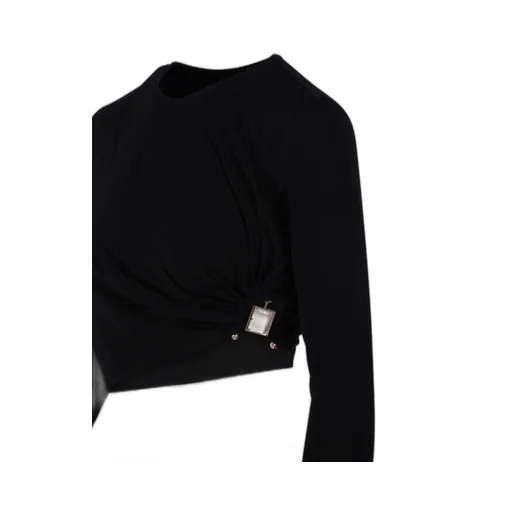 Bezel Quartz Long-Sleeve Top