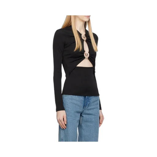 Cut-Out Detailed Cropped Top