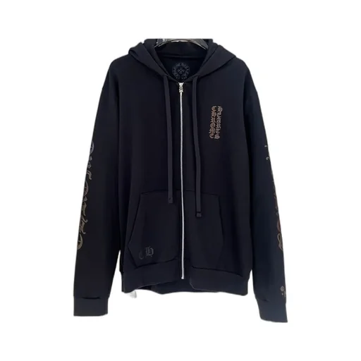 Long-Sleeved Zip-Up Sweatshirt