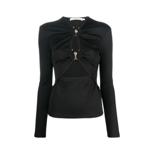 Cut-Out Detailed Cropped Top