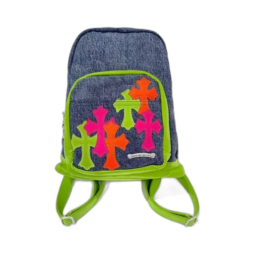 Cross Denim Backpack