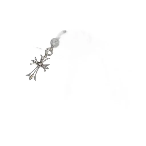 Single Ball Cross Necklace