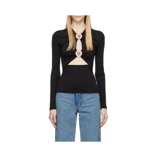 Cut-Out Detailed Cropped Top