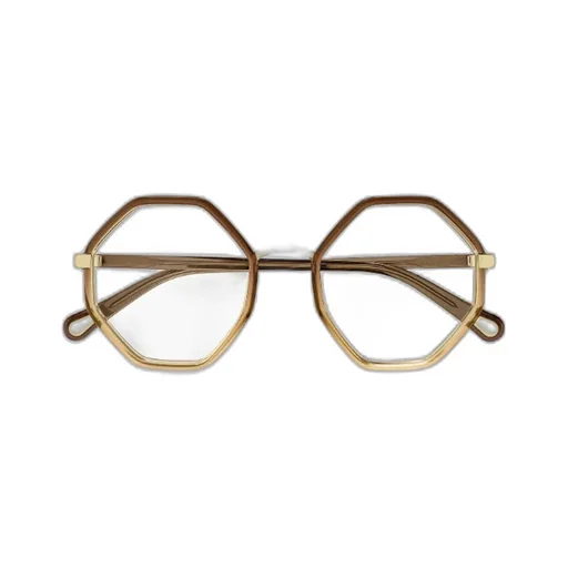 Hexagon Frame Glasses