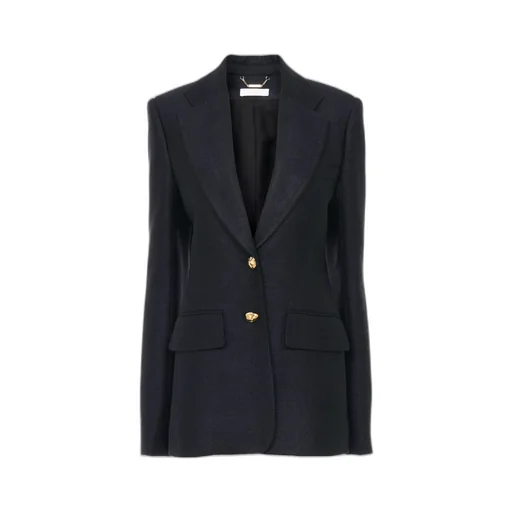 Single-Breasted Tailored Jacket