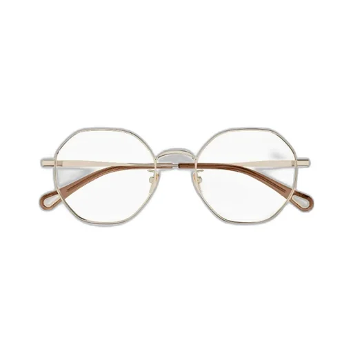 Metal Geometric-Frame Glasses