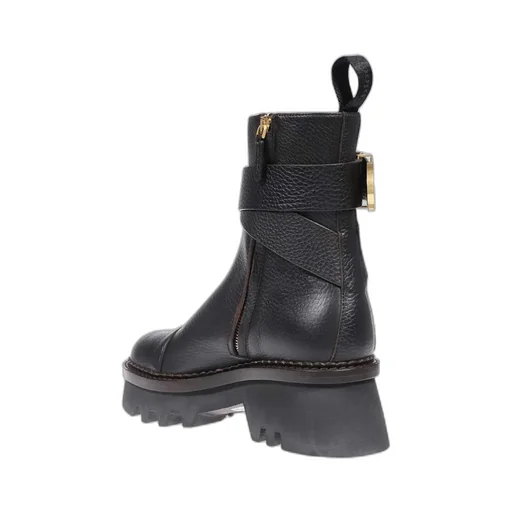 Zipper Thick-Soled Short Boots