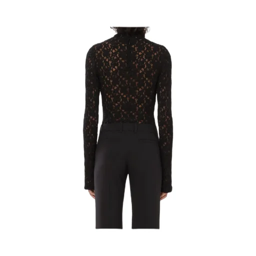 Fitted Turtleneck Knit Top