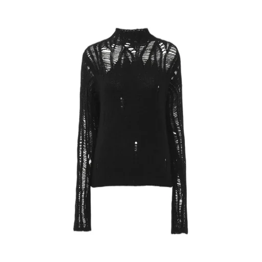 Fitted Mock-Neck Sweater