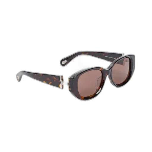 Oval-Frame Sunglasses