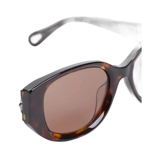 Oval-Frame Sunglasses