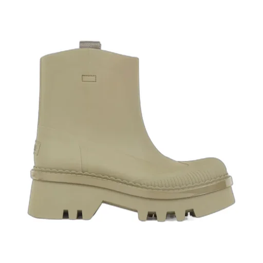 Round-Headed Short Boots