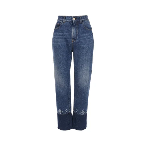 Masaya Cropped Straight-Leg Jeans
