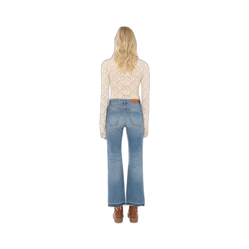 Cropped Flared Jeans