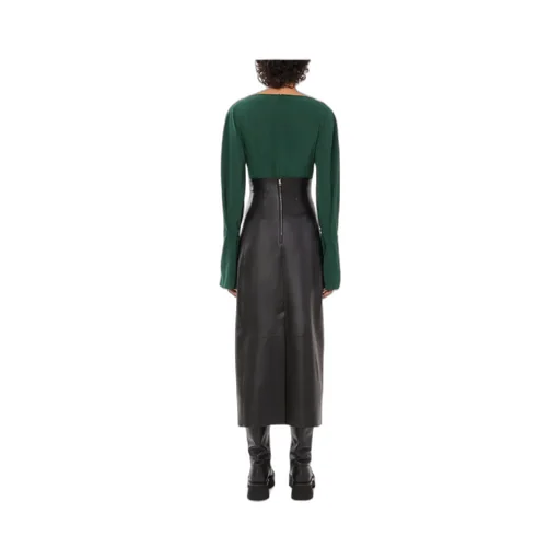 Draped Long-Sleeved Top