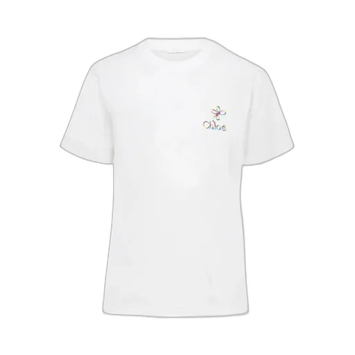 Logo Embroidered Crewneck T-Shirt