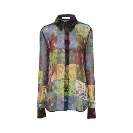 Graphic Print Long-Sleeved Shirt
