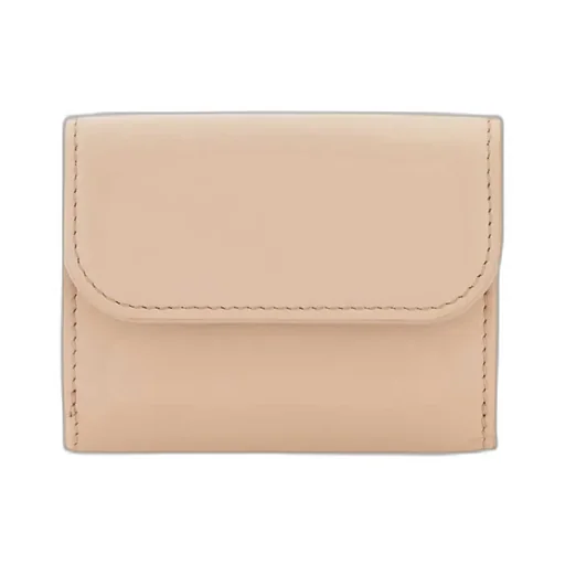 Logo Embroidered Tri-Fold Wallet