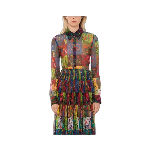Graphic Print Long-Sleeved Shirt