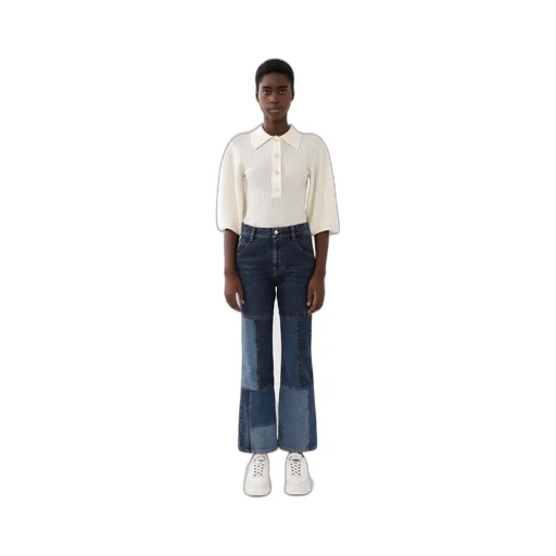 Cropped Flared Jeans
