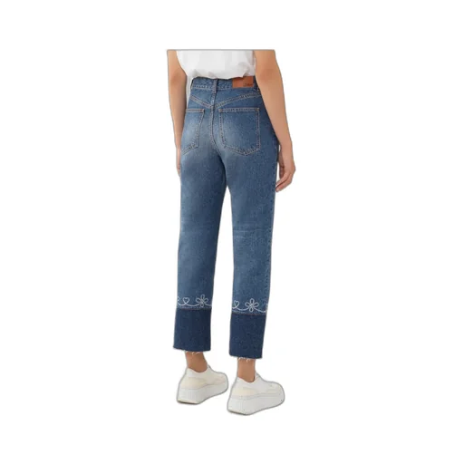 Masaya Cropped Straight-Leg Jeans