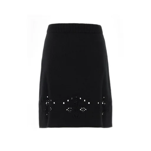 Elastic Waist Knitted Skirt