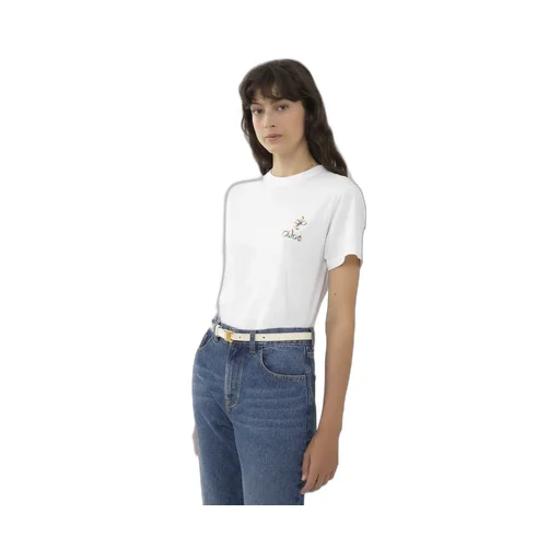 Logo Embroidered Crewneck T-Shirt