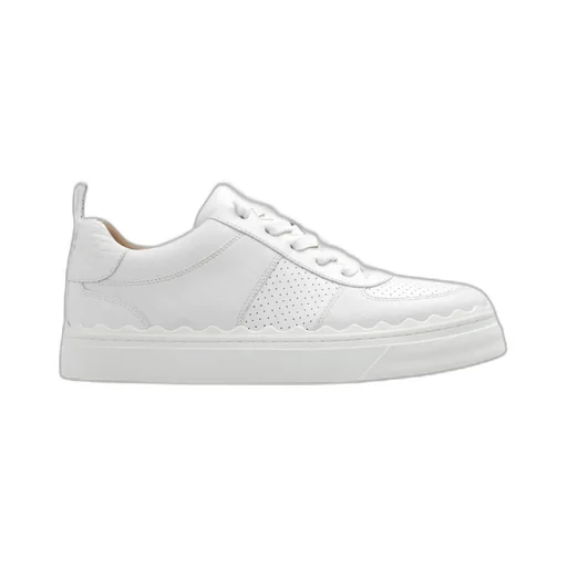 Lace-Up Leather Sneakers