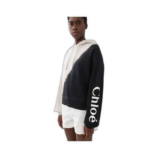 Dip-Dye Cotton-Fleece Hoodie