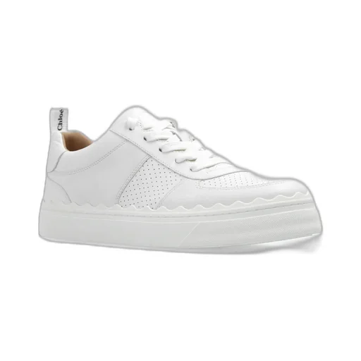 Lace-Up Leather Sneakers