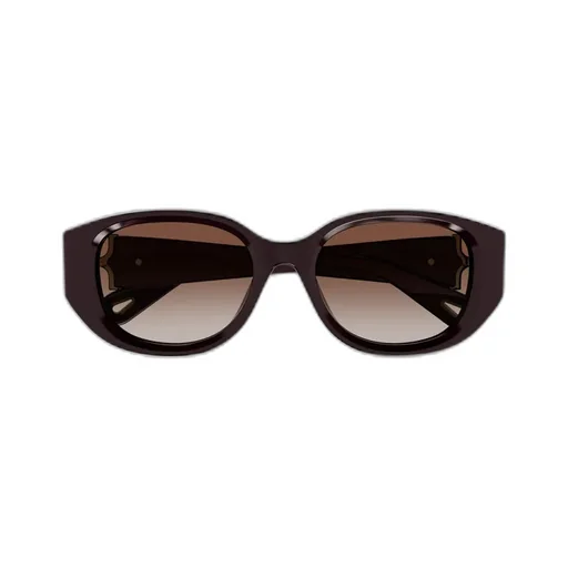 Oval-Frame Sunglasses