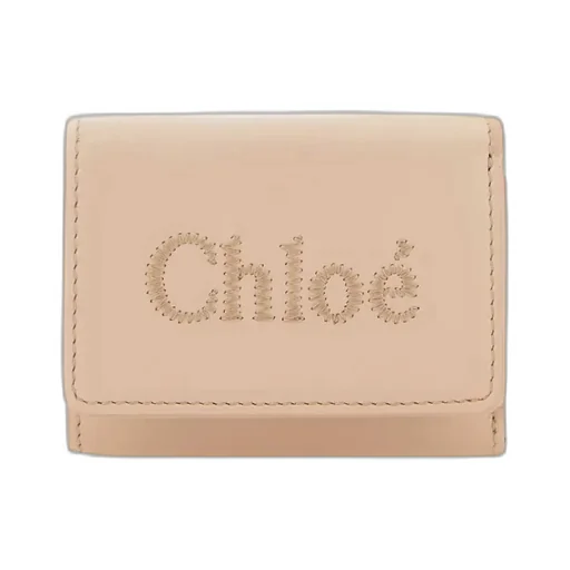 Logo Embroidered Tri-Fold Wallet