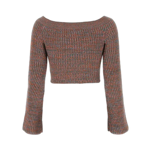 Cropped Knit Jumper