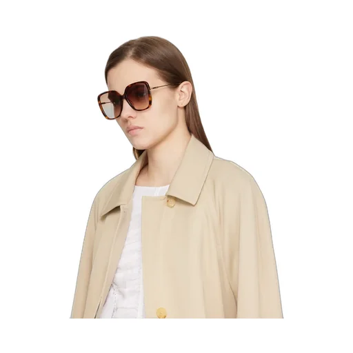 Rectangular Frame Sunglasses