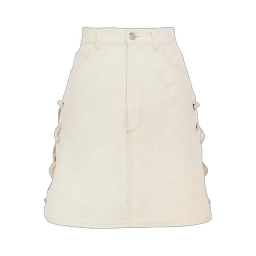 Lacing Detailed Mini Skirt