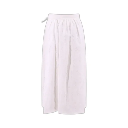 Tie-Waisted Midi Skirt
