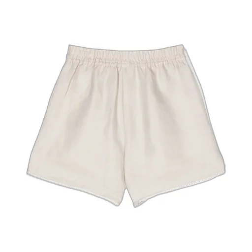 Bow Detailed Lace Trim Shorts