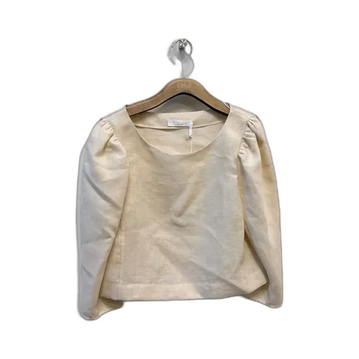 Puff-Sleeved Cropped Top