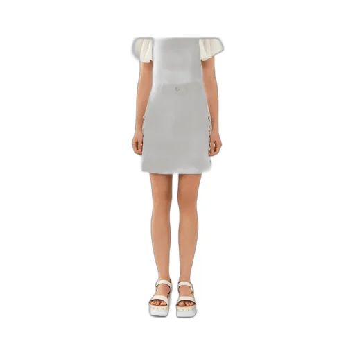 Lacing Detailed Mini Skirt