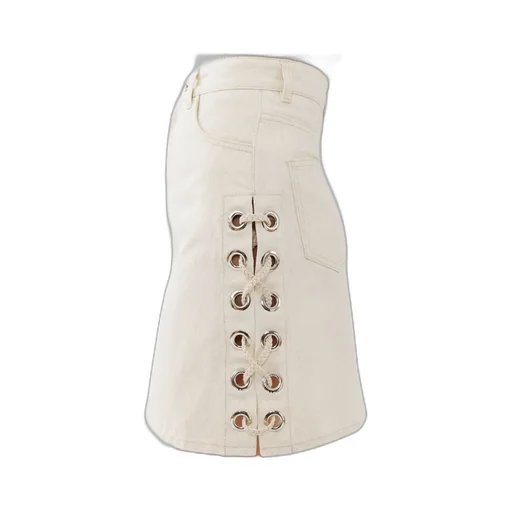 Lacing Detailed Mini Skirt