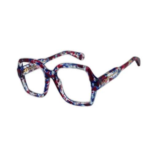 Logo-Lettering Square-Frame Glasses