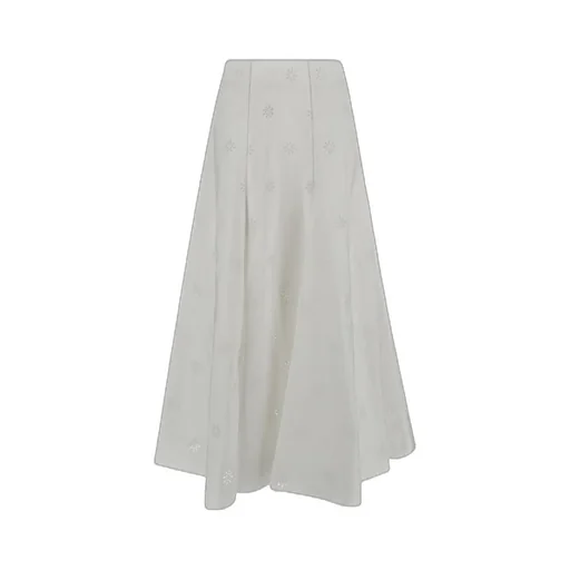 Flared Midi Skirt